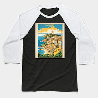 Salvador Bahia Brazil Vintage Tourism Travel Poster Baseball T-Shirt